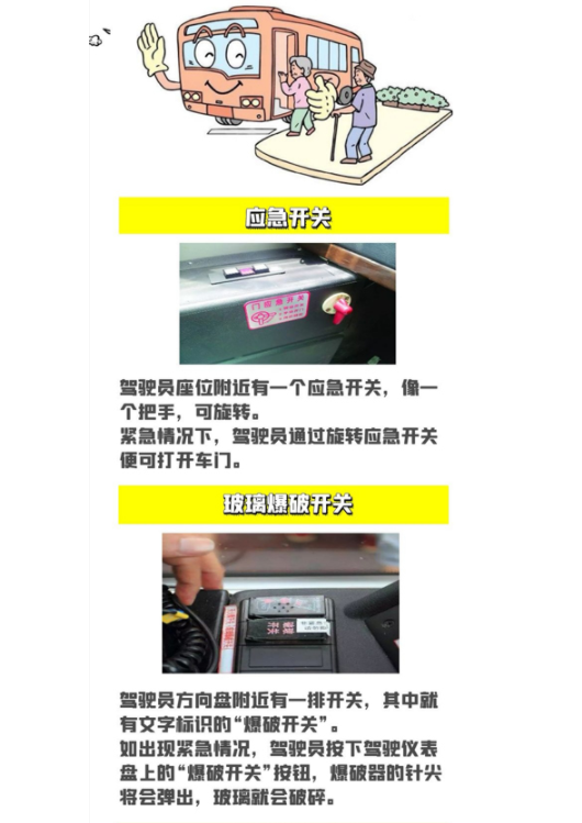 公交車應(yīng)急裝備小科普