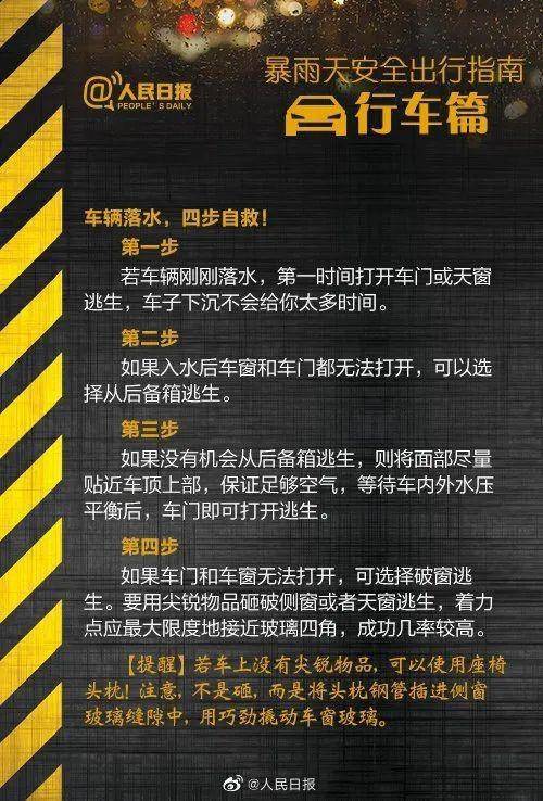 鄭州挺??！河南挺住！汛期自救指南(圖8)